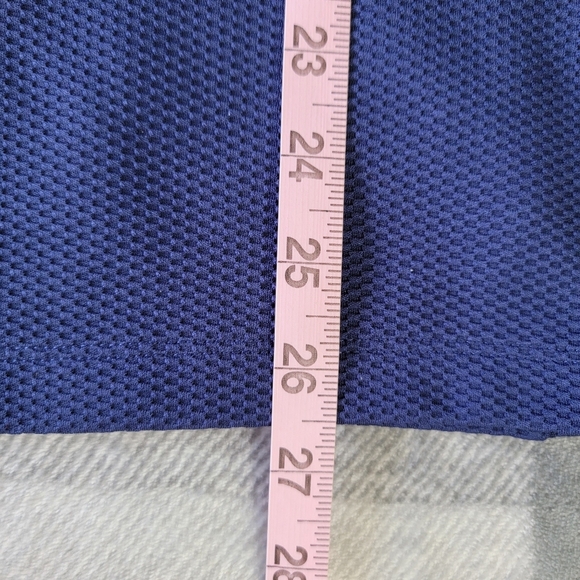 Lady Hagen Navy Blue Quarter Zip Contrast Collar Lightweight Golf Pullover XL - Picture 10 of 10